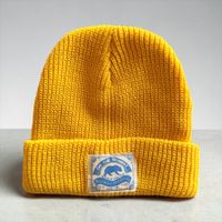 Gelbe Wintermütze Beanie Mütze