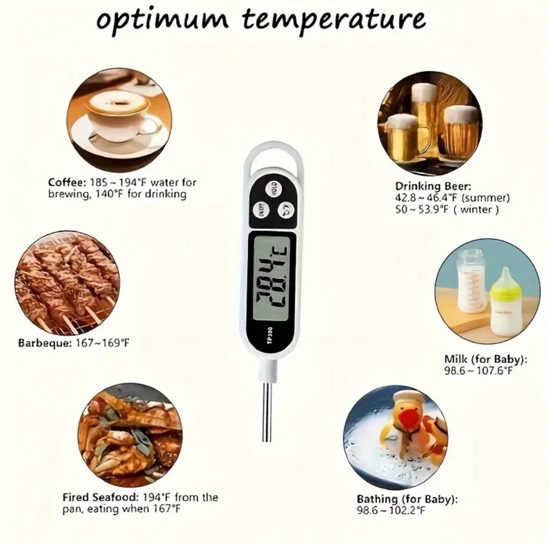 Sonstiges für Haushalt & Wohnen: Digitales Grillthermometer Fleischthermometer -50°C +300°C – Neu und originalverpackt aus Suhr von SchnapperCH 1