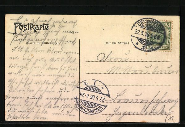 Cartoline postali: Wolfenbüttel-Auguststadt, Litfasssäule – Usato da Berlin venduto da bartko-reher 1