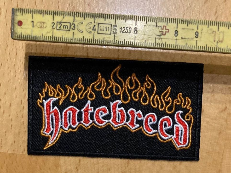 Toppe: Hatebreed Patch Sticker Aufnäher Metal Rock Band – Nuovo (secondo la descrizione) da Horn venduto da abutre72