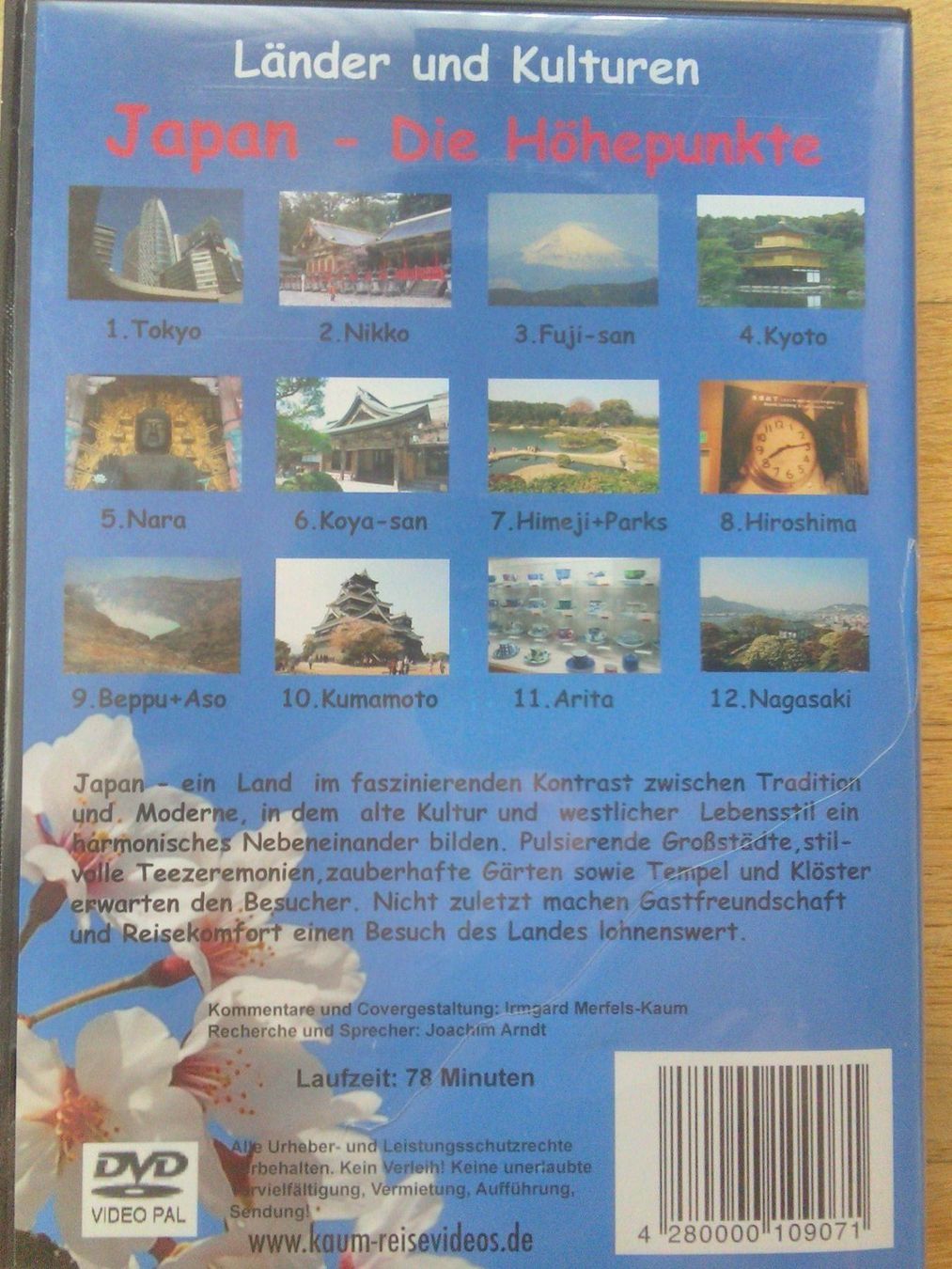 Tutti i DVDs: Japan - Die Höhepunkte – Usato da St.Galllen venduto da elkaphone 2