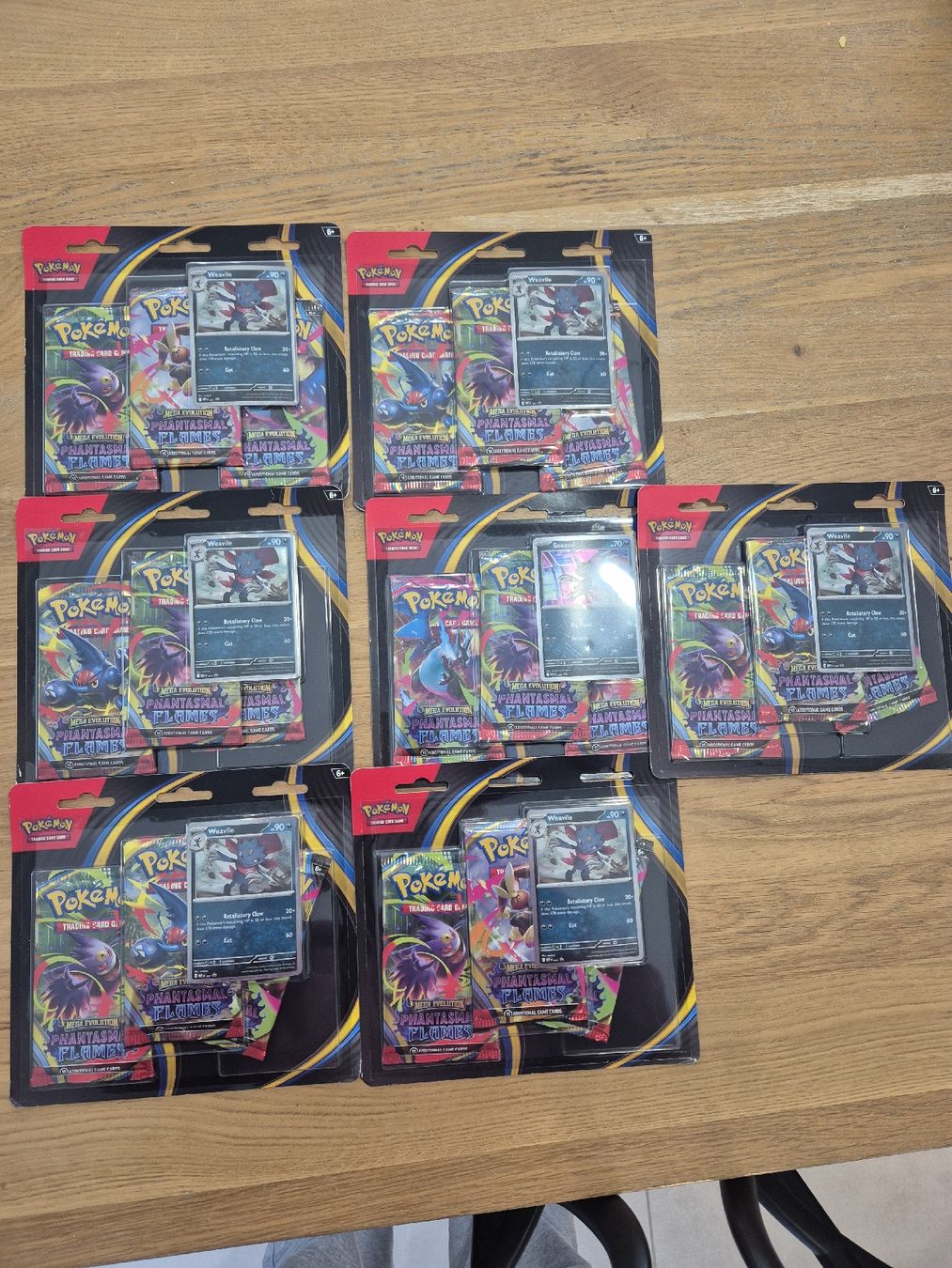 Pokémon Carte collezionabili: 7 blisters tripack pokemon Phantasmal Flames – Nuovo e nell'imballaggio originale da La Chaux-de-Fonds venduto da luc_88zy