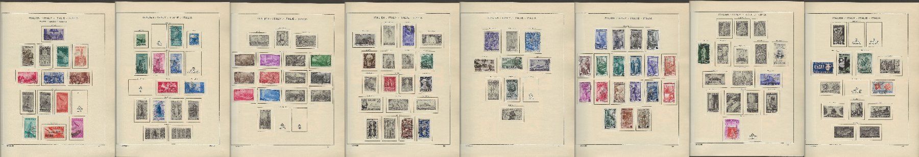 Alle Briefmarken: Marken Italien 1946 bis 1951 – Gebraucht aus Au ZH von xelagreb01