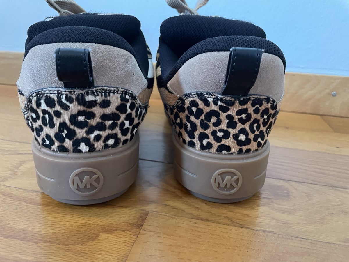 Michael Kors Damenschuhe: Michael Kors Leopard Fell Sneaker – Gebraucht aus Meilen von Marielle79 2