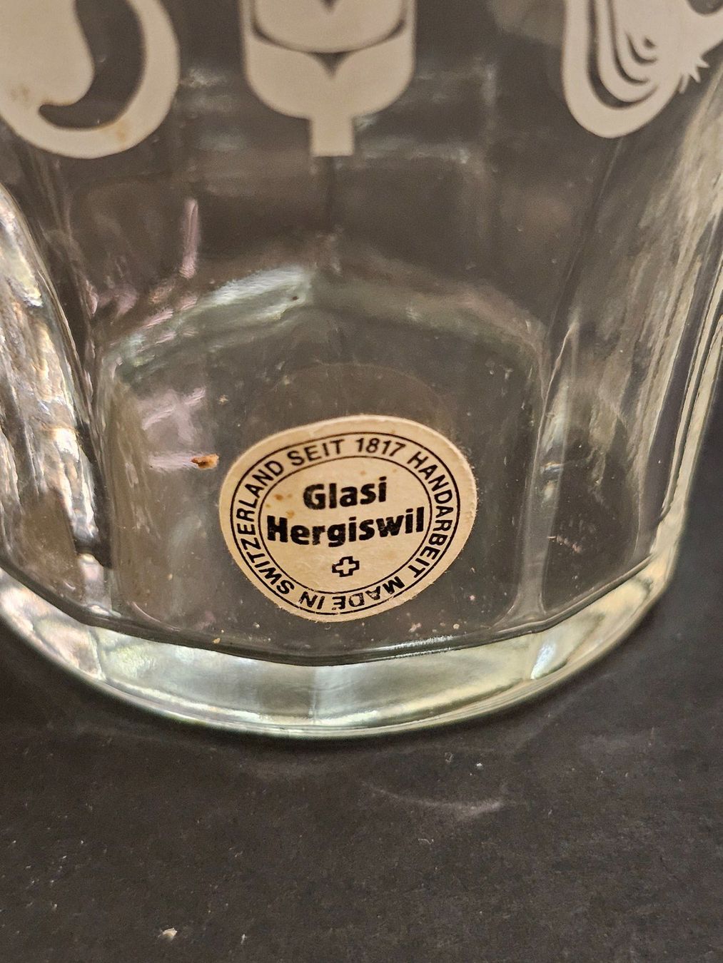 3 Karaffen für Gebranntes (Träsch, Zwetschgen, Schnaps) (D'occasion) à ...