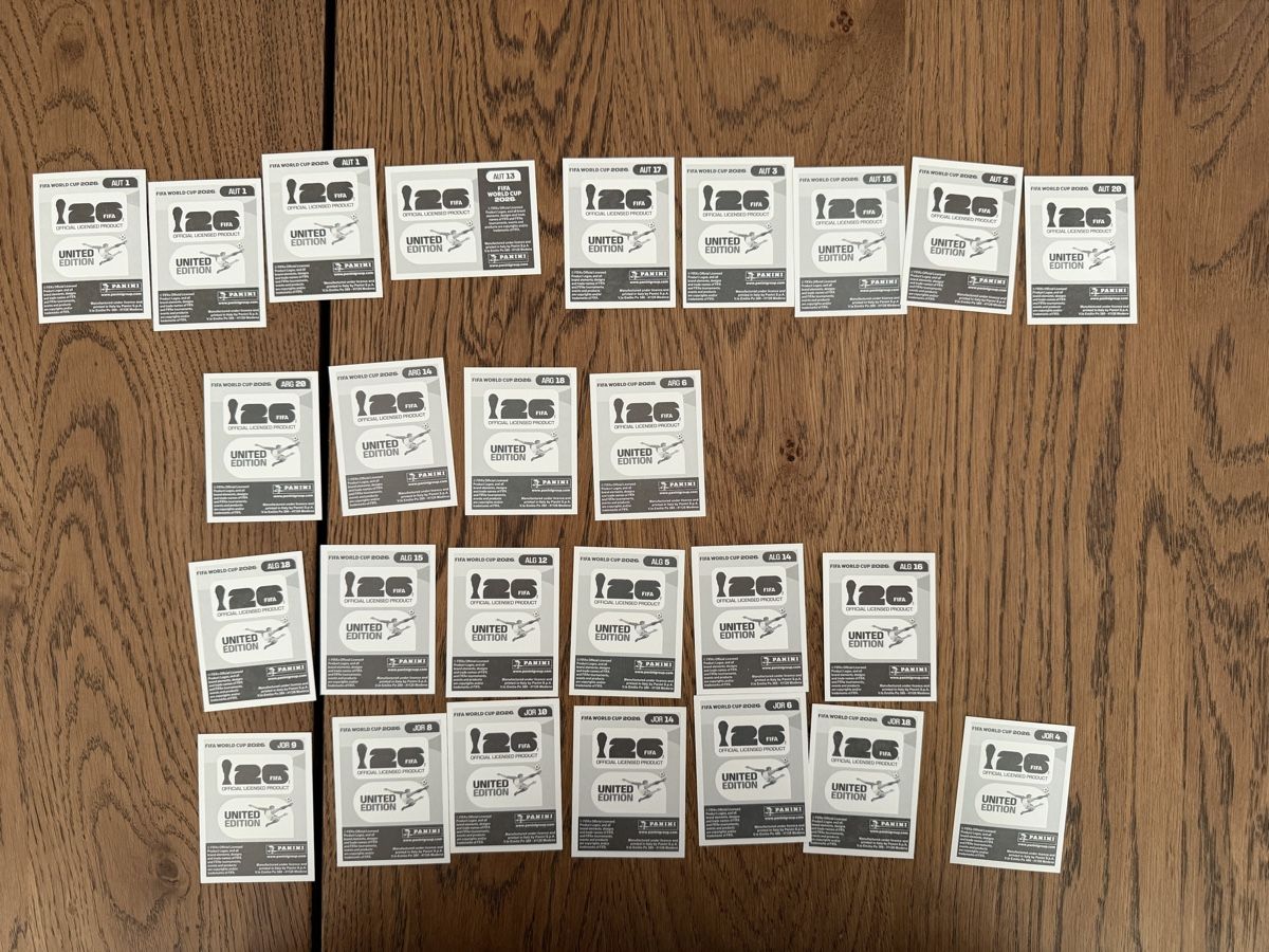 Panini Carte collezionabili: PANINI WM 2026 GRUPPE J AUT ARG ALG JOR – Nuovo (secondo la descrizione) da Sennhof Winterthur venduto da bibo11 1