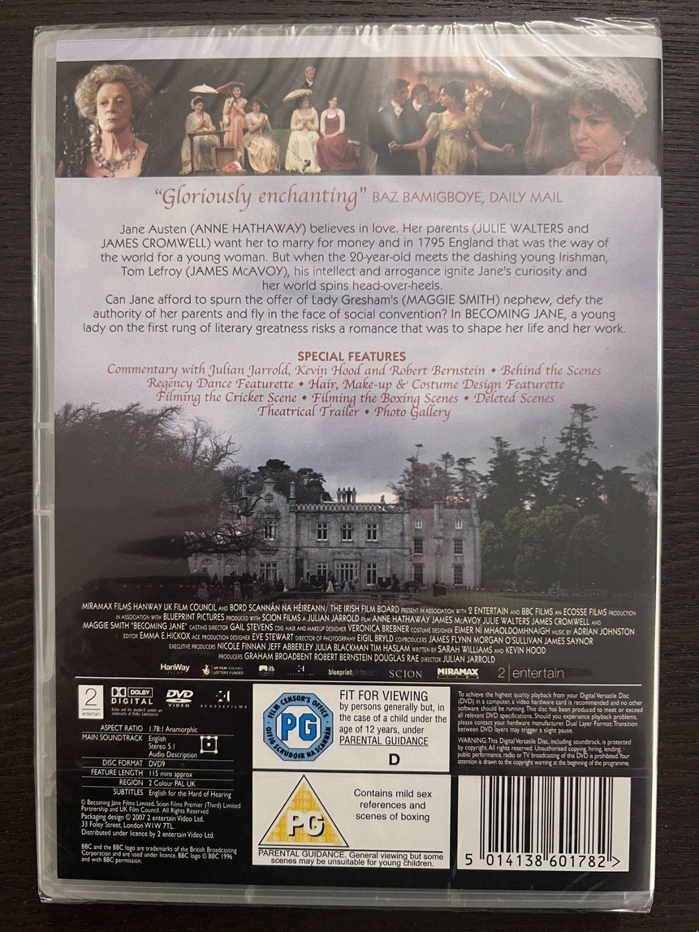 Tutti i DVDs: Becoming Jane ( Englisch ) – Nuovo e nell'imballaggio originale da Zürich venduto da FilmFreunde 1