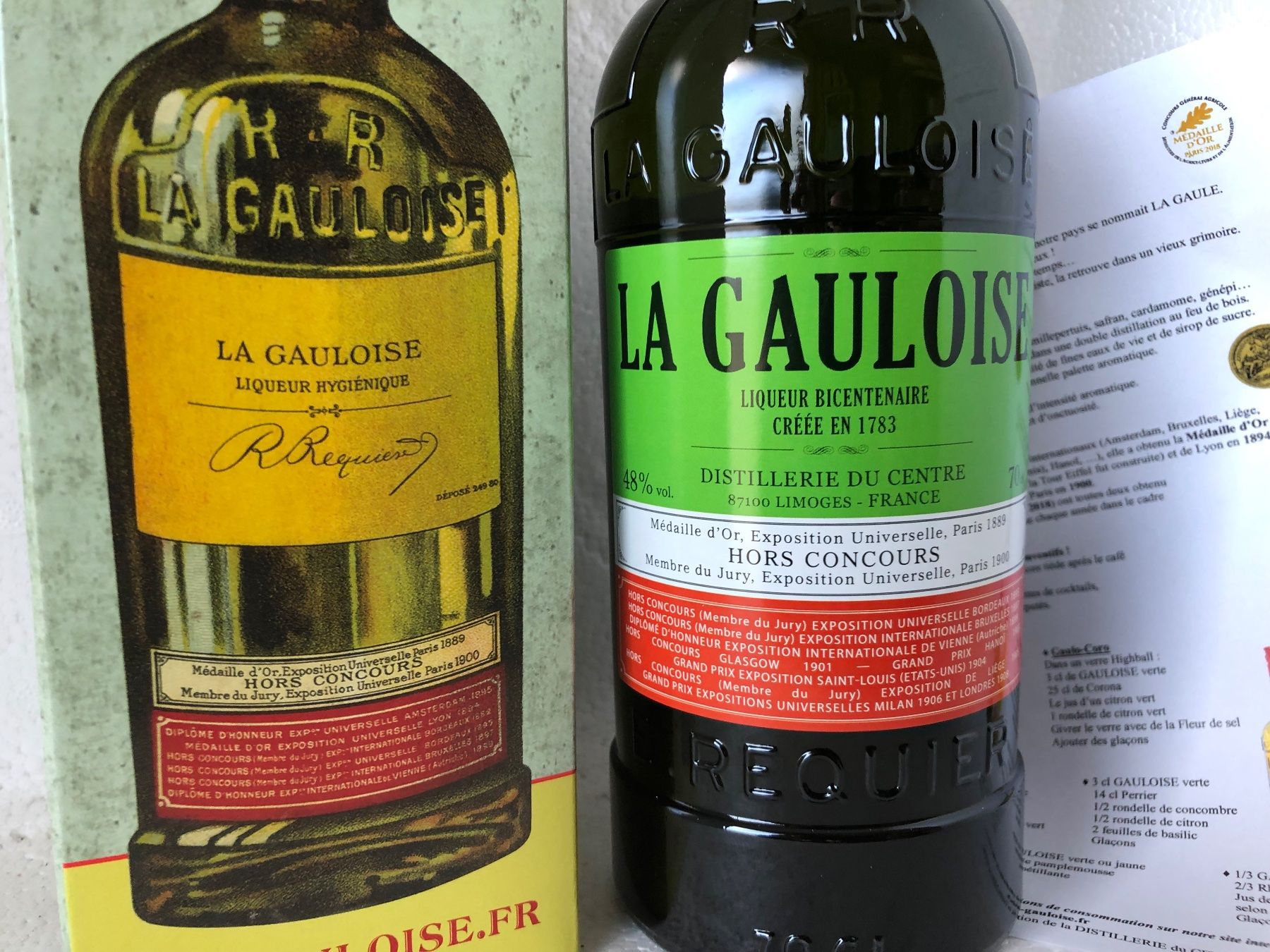 Bevande alcoliche: La Gauloise Verte Liqueur 48%... – Nuovo e nell'imballaggio originale da Wöschnau venduto da Vinsale