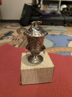  / Pokal Feuerzeug, Vintage, Metall, Top!