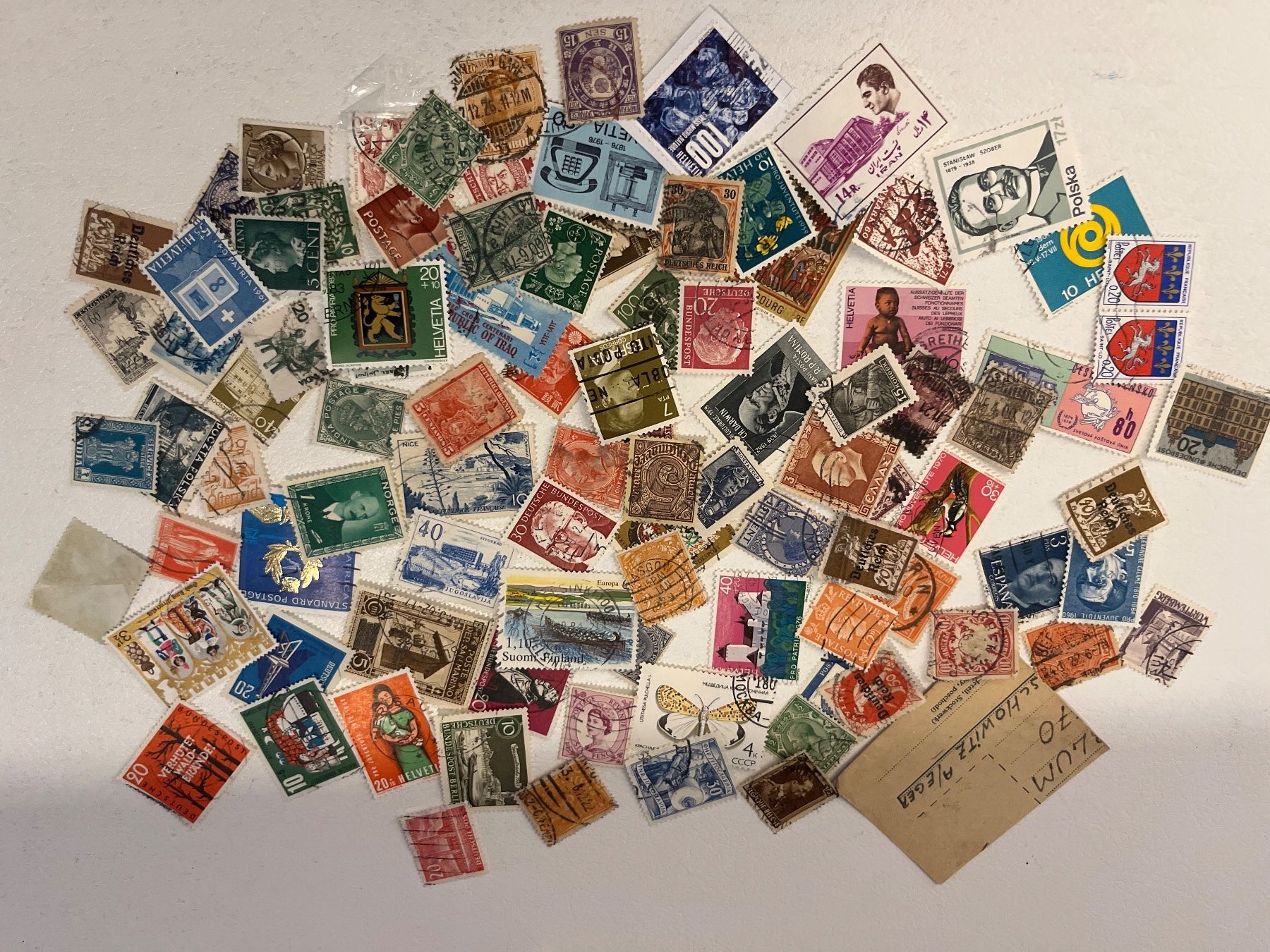 Tutti i francobolli: Lot 47:lot mit mix Brieefmarke – Usato da Chiasso venduto da AzenYa 1