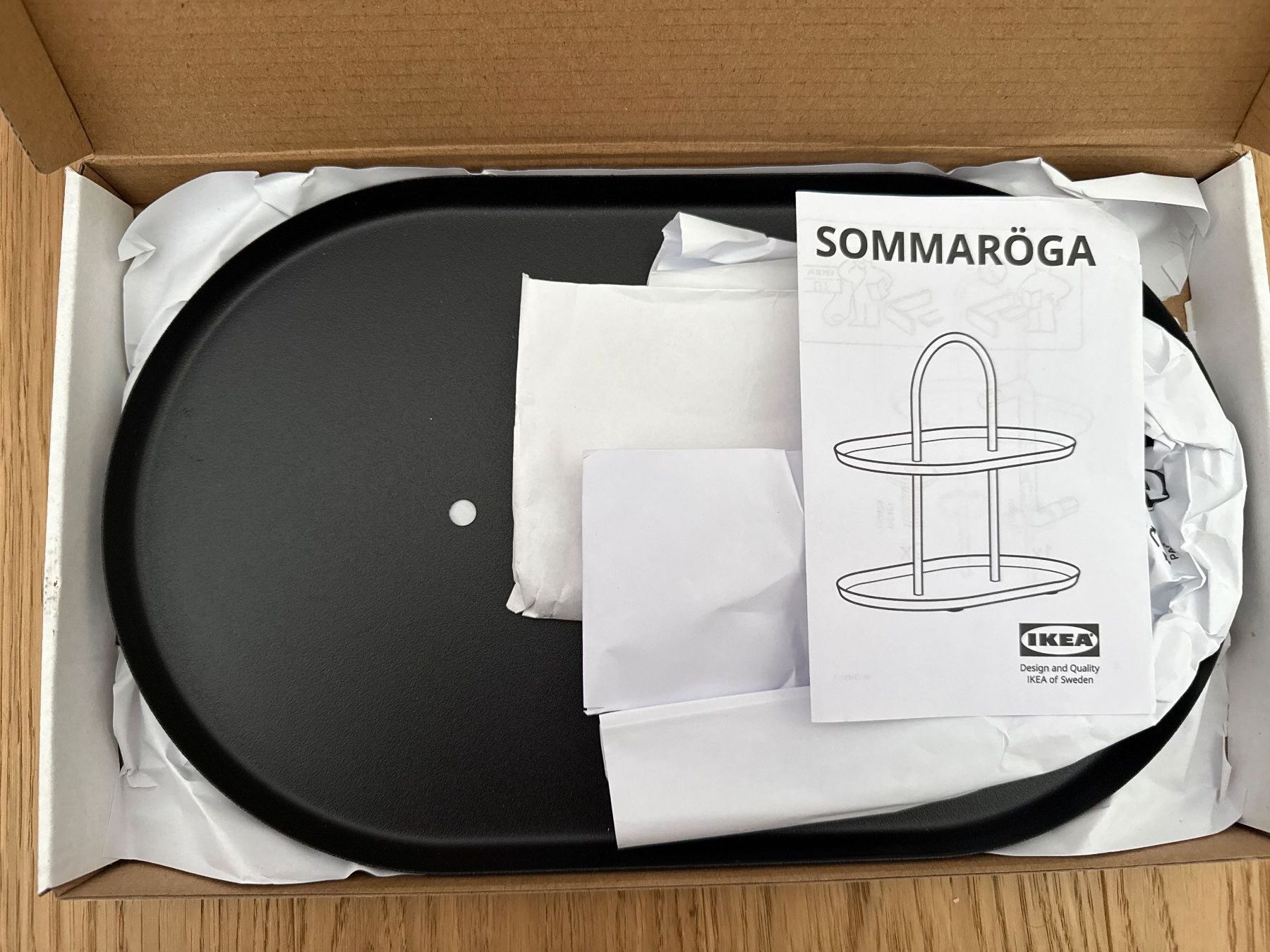 Ikea Set di piatti: NEU! Schwarzes Etagere von IKEA – Nuovo e nell'imballaggio originale da Schönenwerd venduto da d.chiara 2