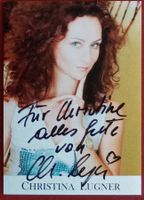 Christina Lugner Autogramm signiert Foto 10x15cm
