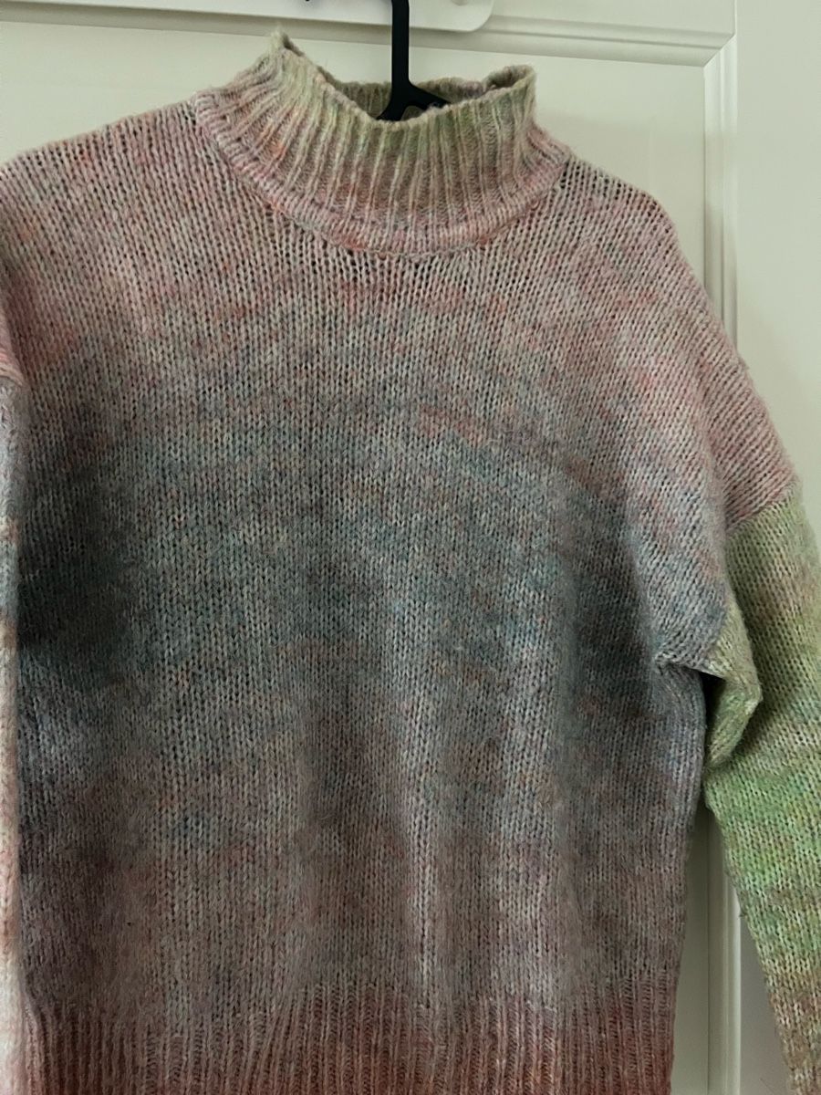 Maglioni & Felpe: Multicolor Knitted Sweater with Mock Neck – Usato da Zürich venduto da san_t2jq 2