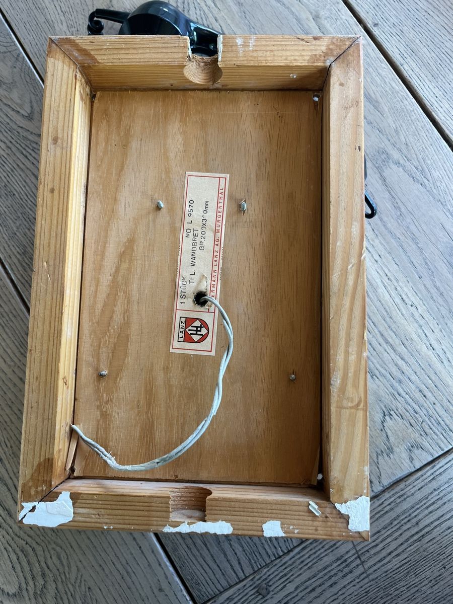Alle Dekorationen: Wandtelefon PTT alt – Gebraucht aus flumenthal von Prisu1977 1