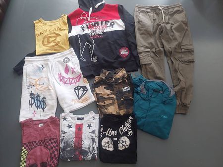 Boxeur Philipp Plein CMP G-Star Raw Kleider Konvut Grösse L