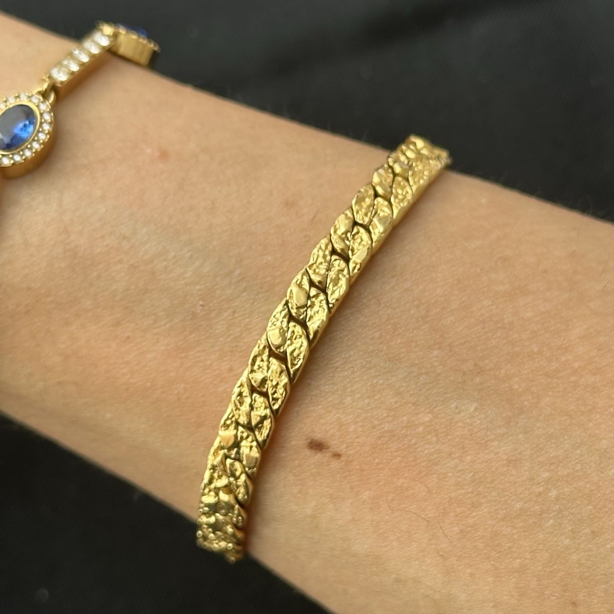 Bracciali & Braccialetti: Wunderschöne massive goldene Panzerkette – Usato da Givisiez venduto da dor_xb9k