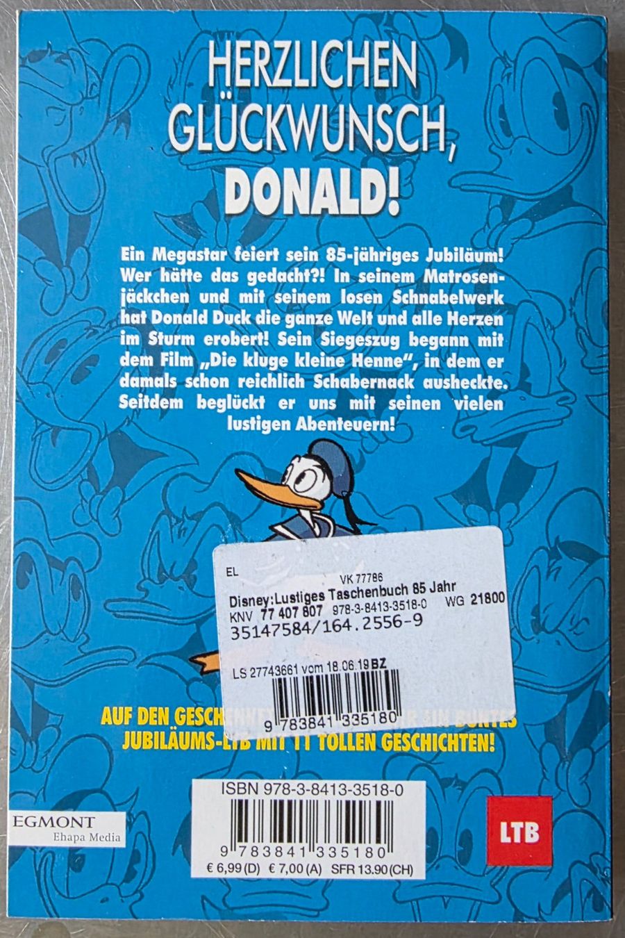 Fumetti: LTB 85 Jahre Donald – Usato da Kriens venduto da Rothenfluh66 2
