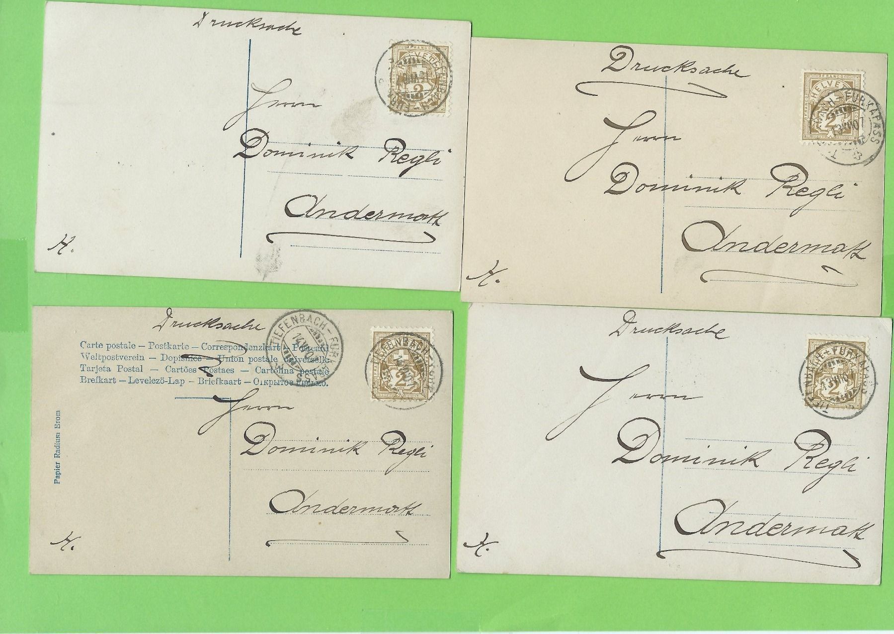 Cartoline postali: Napoleon auf St.Helena, 10AK – Usato da Zürich venduto da t24_de 1