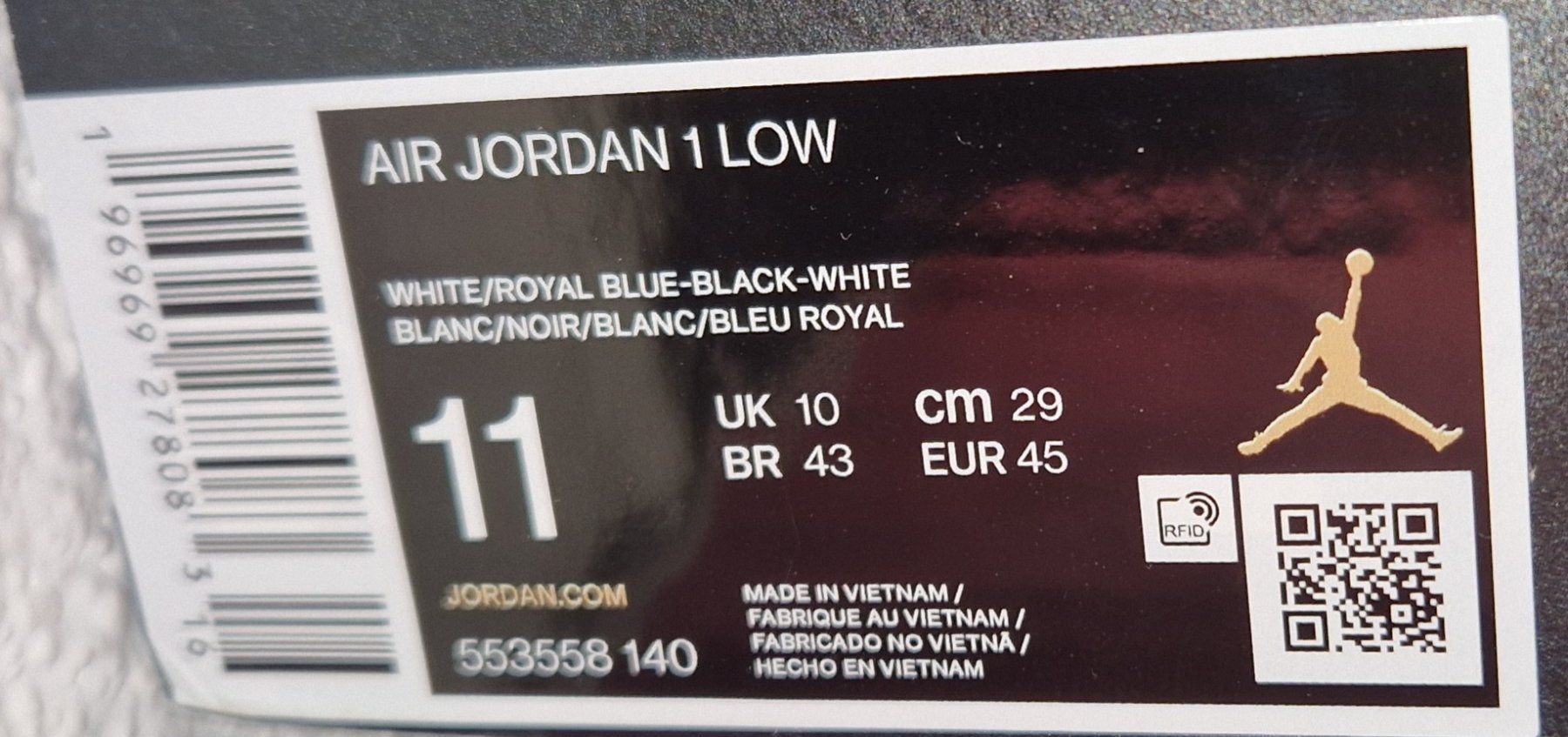 Jordan Scarpe da uomo: Jordan 1 Low Alternate Royal Toe – Usato da Zürich venduto da iAmmann 4