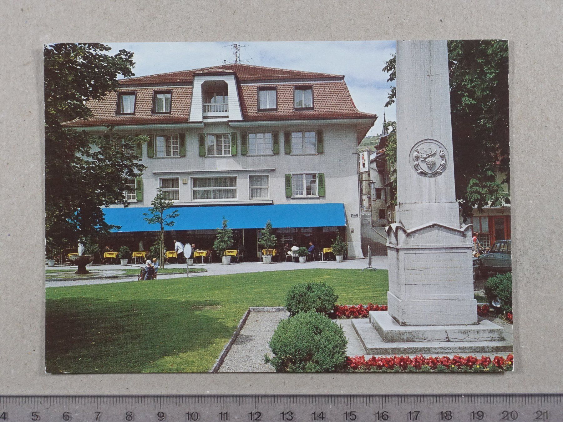 Cartoline postali: Cully, Hôtel Restaurant Major Davel – Usato da Lenzburg venduto da fh1