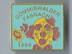 Gommiswalder Fasnacht Pin 1994 Clown