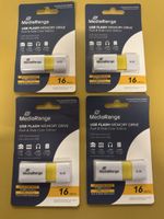 MediaRange USB Stick 16GB Push & Slide neu 4 Stück