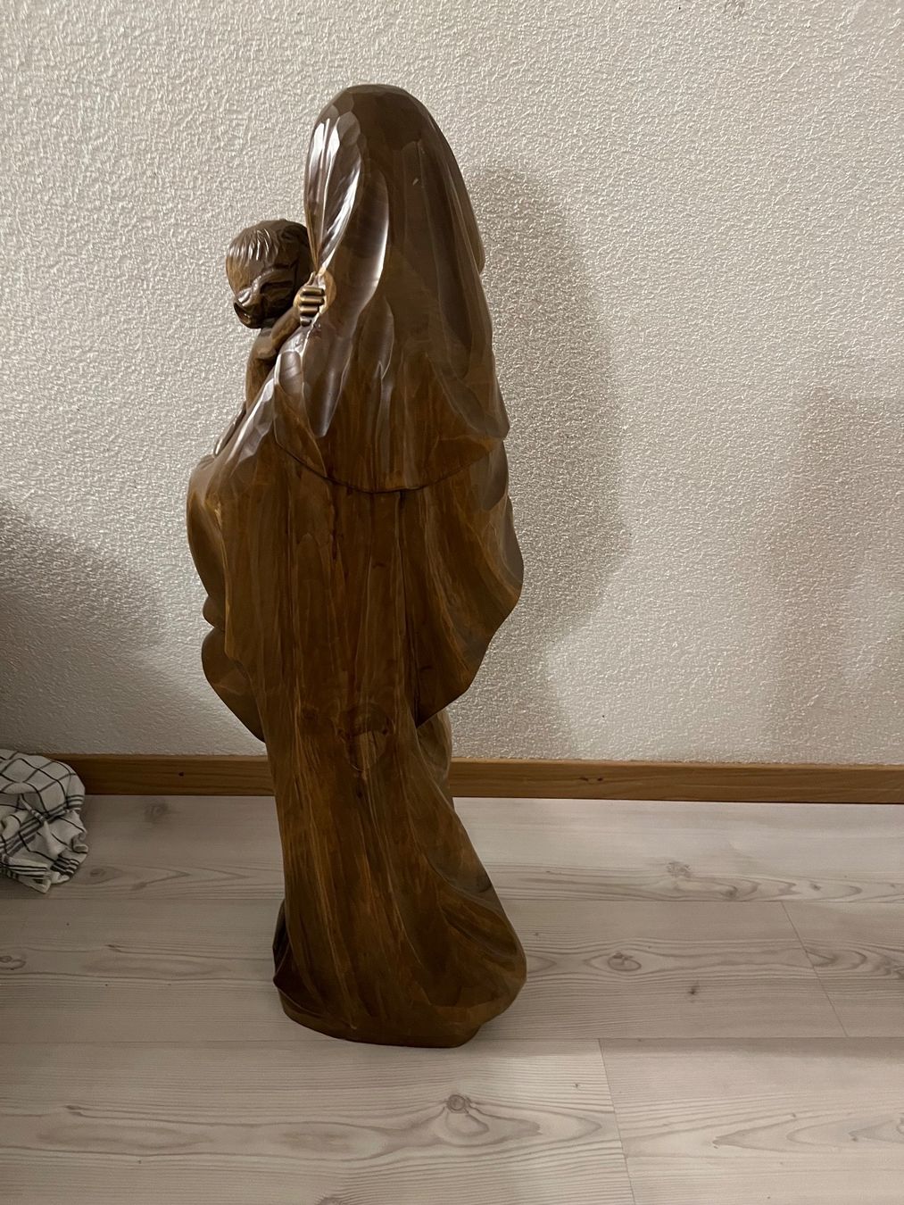 Sculture & Statue: Grosse Holz Staute Maria mit Kind – Usato da Visp venduto da pabumi 2