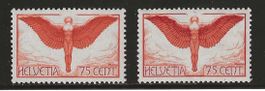 Flugpost Nr. F11a + b (hell/dunkel) postfrisch **