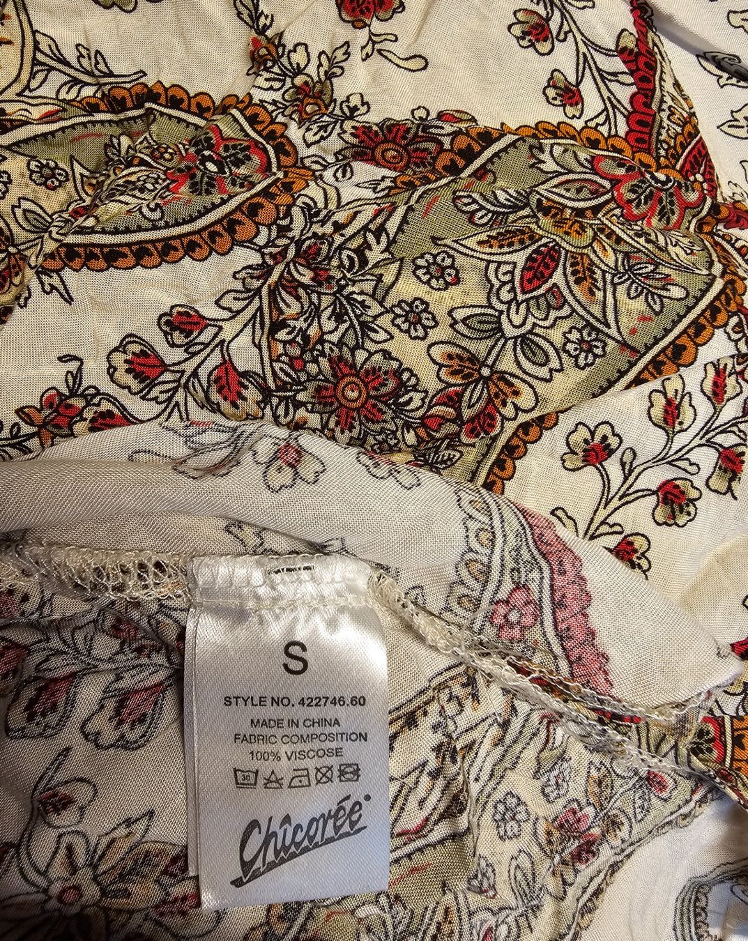 Blusen: Bluse Paisley Retro Boho Vintage Chic Gr. S – Gebraucht aus Füllinsdorf von Sunnebliemli7 5