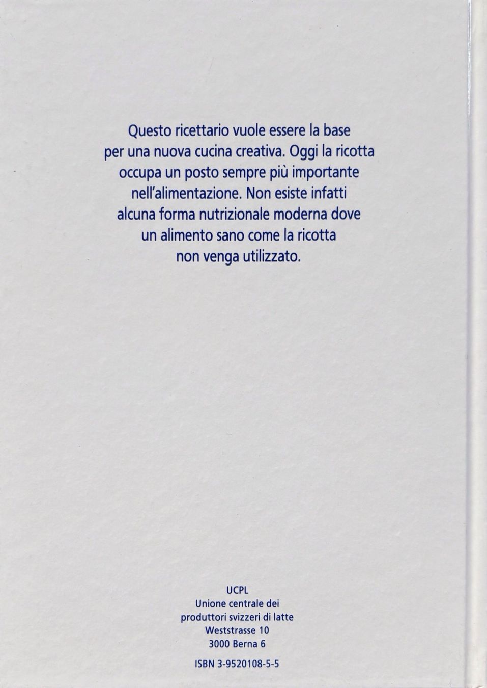 Libri: Il Libro della Ricotta – Nuovo (secondo la descrizione) da Sarnen venduto da Livres 1