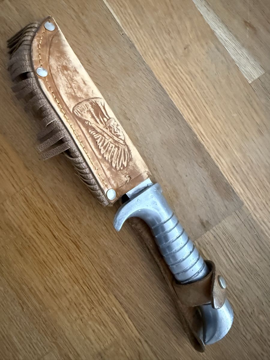 Posate: Antikes Jagdmesser Altes Messer Kampfmesser – Usato da Goldach venduto da Messerguru 1