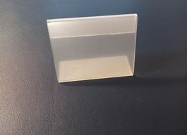 100x Preisschildhalter Acryl - Support d'étiquette prix info