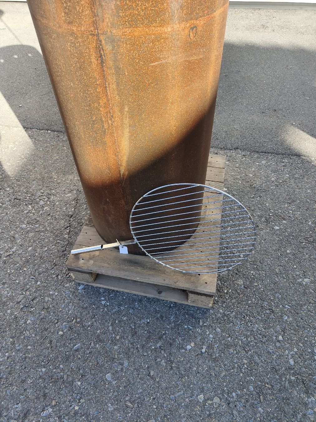 Griglie: Feuerstelle Grill Feuerschale Rost Grillrost Garten – Nuovo (secondo la descrizione) da Teuffenthal BE venduto da tiwillener 1