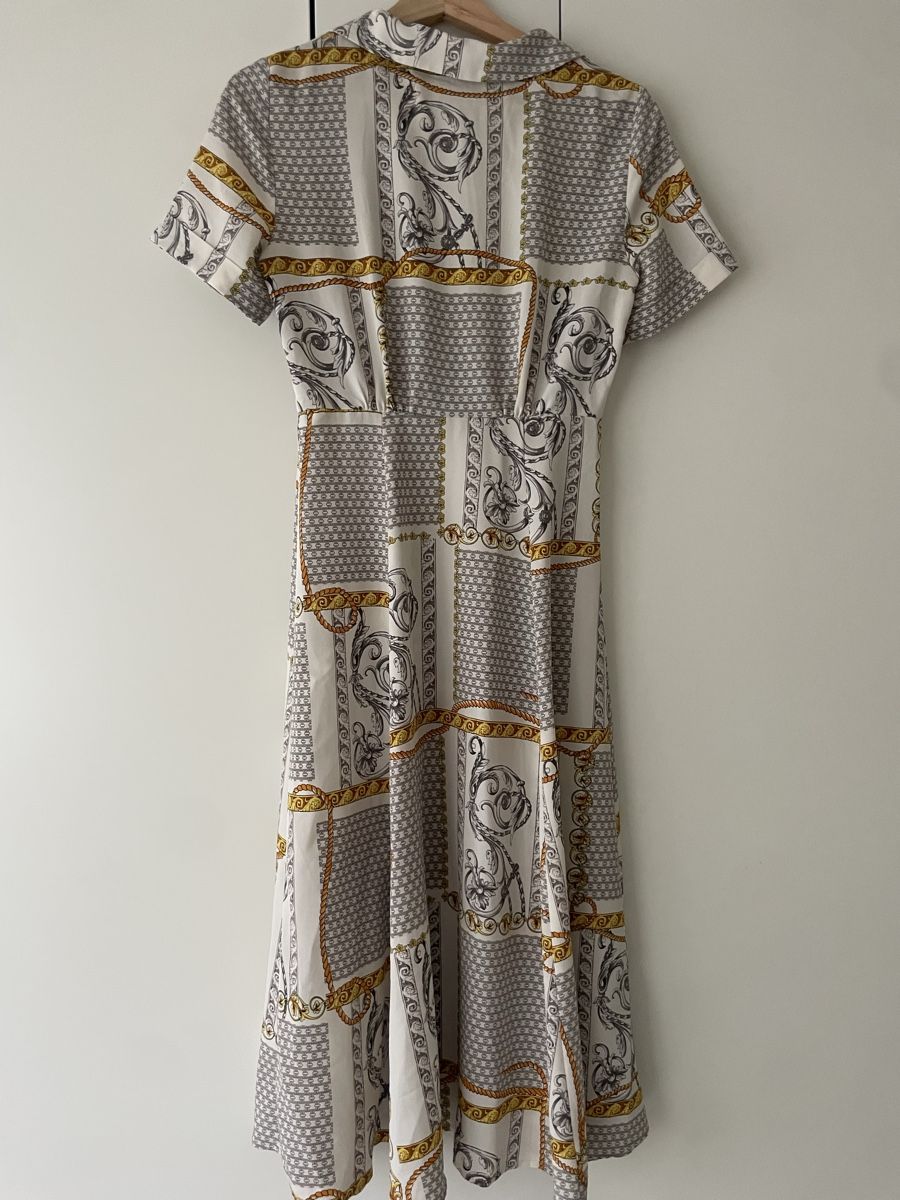 Mango Robes: Dress pattern printed short sleeve – Neuf (Voir description) à Thalwil par Marina2603 4