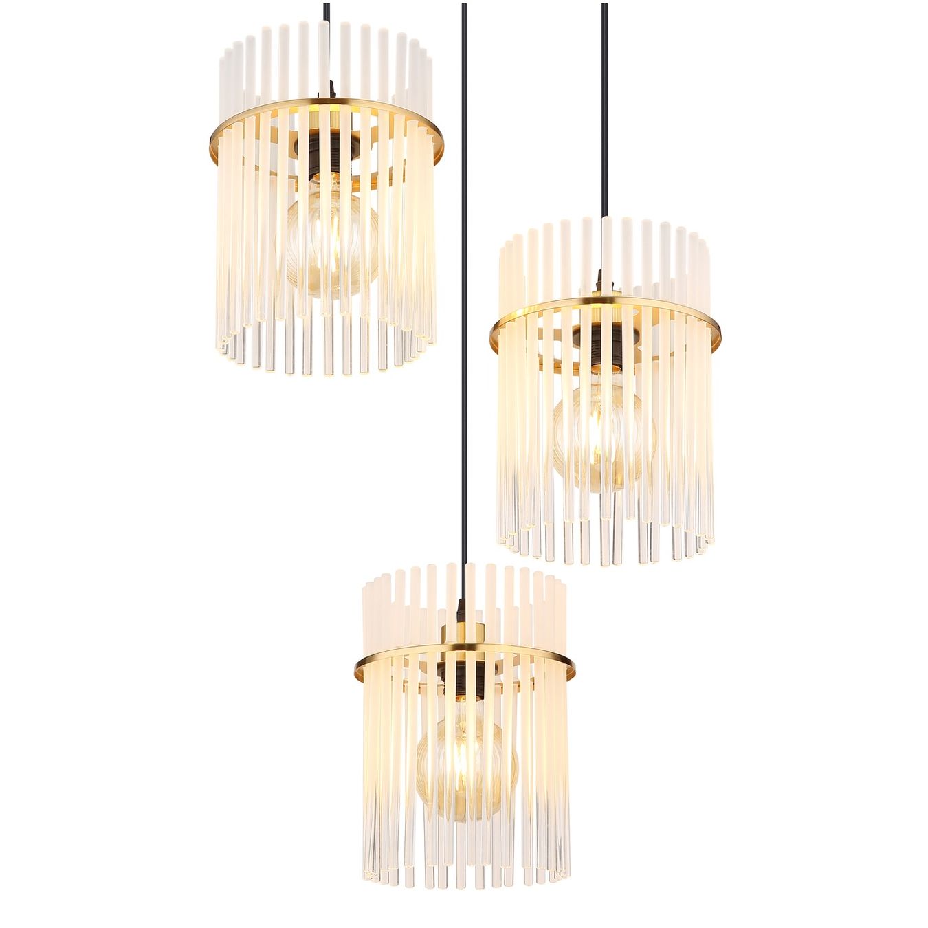 Lampadari & plafoniere: Pendelleuchten, Glasstäbe, 47 cm Ø – Nuovo (secondo la descrizione) da Kreuzlingen venduto da Smart-Light 4