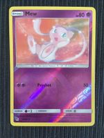Pokemon Karte Hidden Fates Mew Reverse Holo near Mint