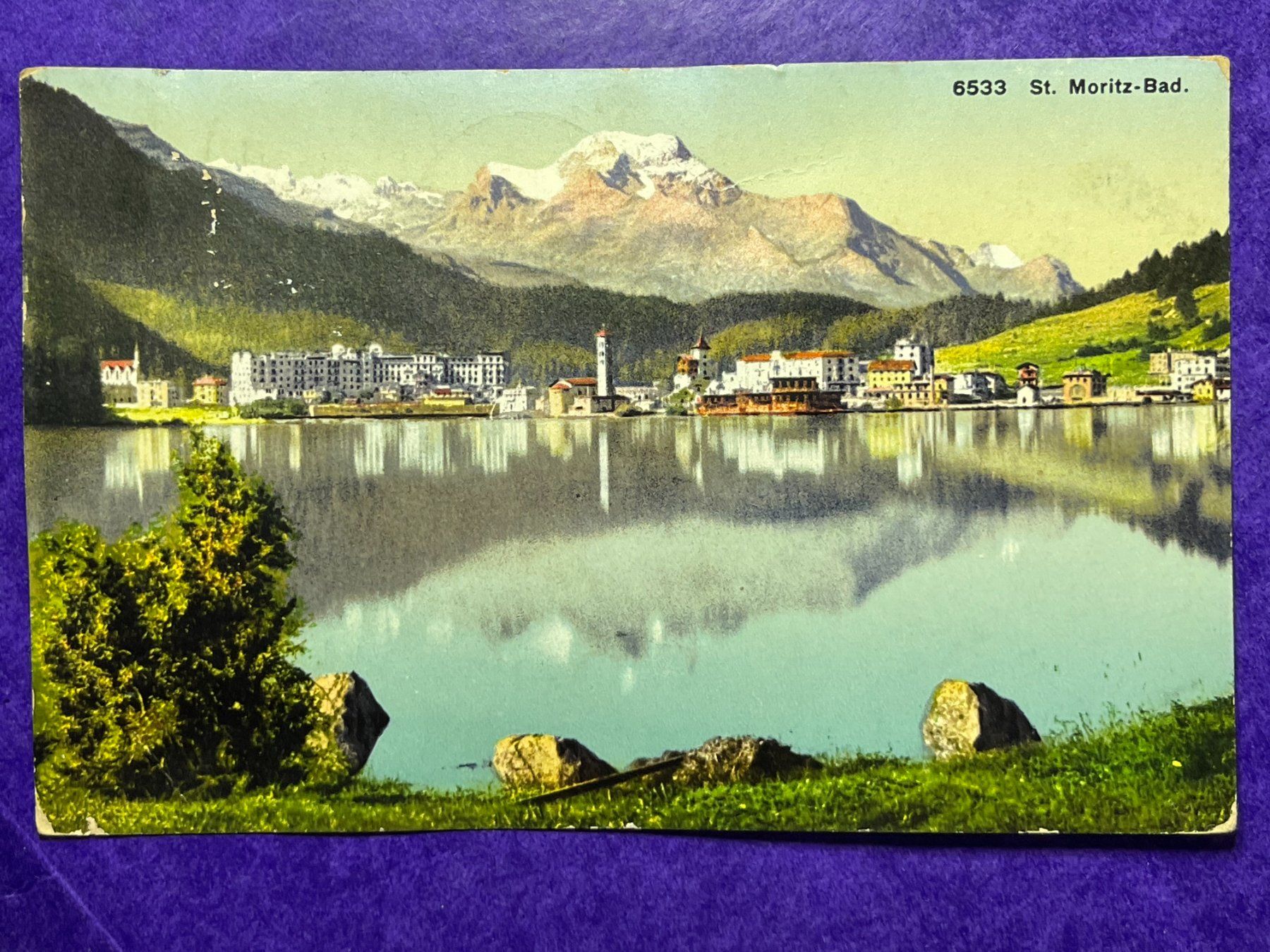 Cartoline postali: St-Moritz Bad – Usato da Steg VS venduto da _vinci_