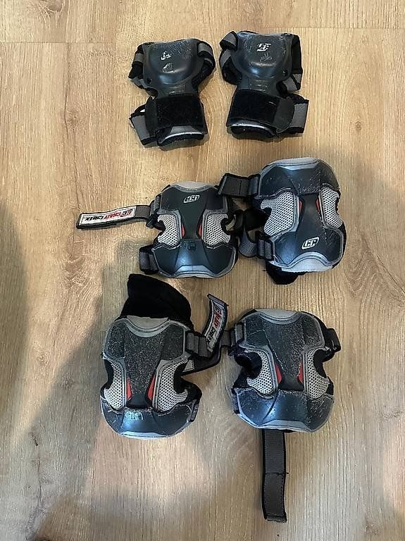 Salomon Pattini in linea & Pattini a rotelle: Inline Skates Salomon mit Schoner Set gebraucht schwarz – Usato da Pratteln venduto da anna123 2