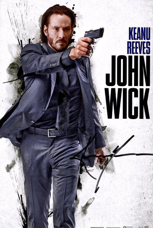 Autografi: JOHN WICK Keanu REEVES / TOP AUTOGRAMM – Usato da Egg b. Zürich venduto da Dbunny