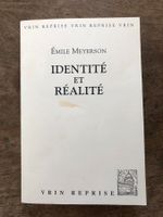 Identité et réalité | Emile Meyerson | Editions VRIN - rare