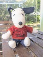 Vintage Snoopy Peanuts Plüschfigur 30cm mit Kleidung 60er