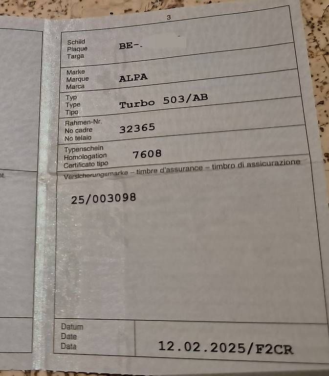 Ciclomotori: Mofa Sachs Alba Turbo – Usato da Thierachern venduto da Sarwat 1