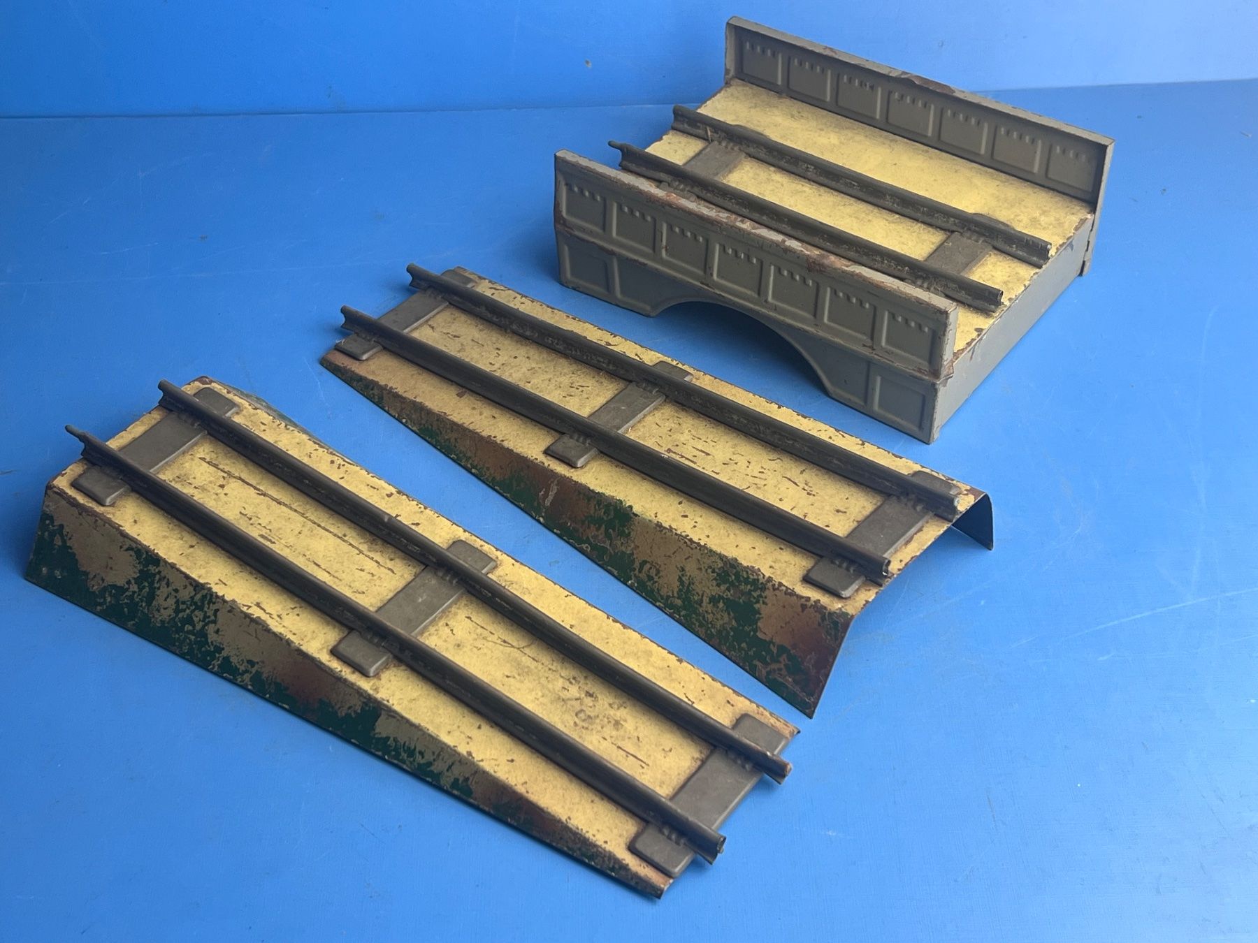 Märklin Modellini di ferrovie: Eisenbahn Brücke 32 mm 67 c m lang – Usato da Unterengstringen venduto da Gustav03 3