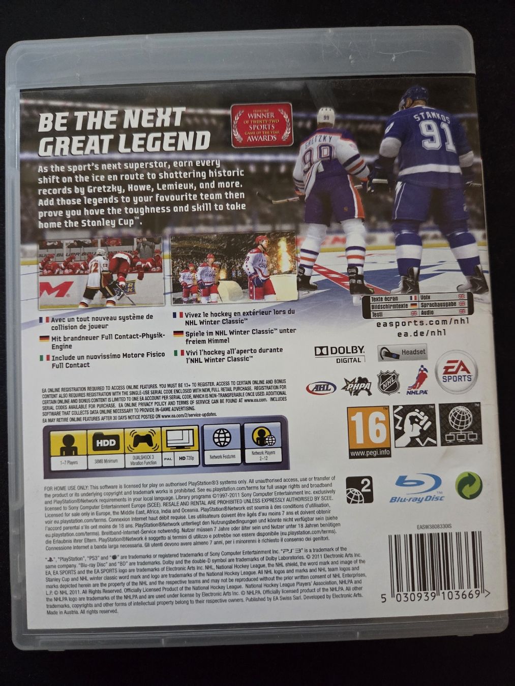 Sony Giochi: NHL 12 – Usato da Territet venduto da Cenh 1