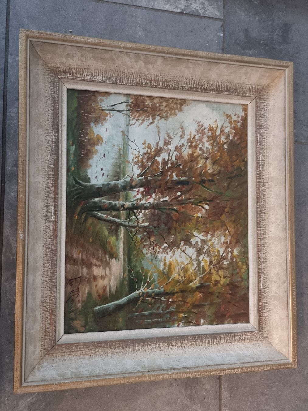 Dipinti: Wunderschönes Herbstbild mit Rahmen – Usato da Zweidlen venduto da VG159 7