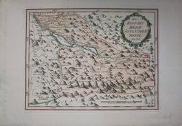 Bern Oberland Kupferstichkarte  von Reilly 1790