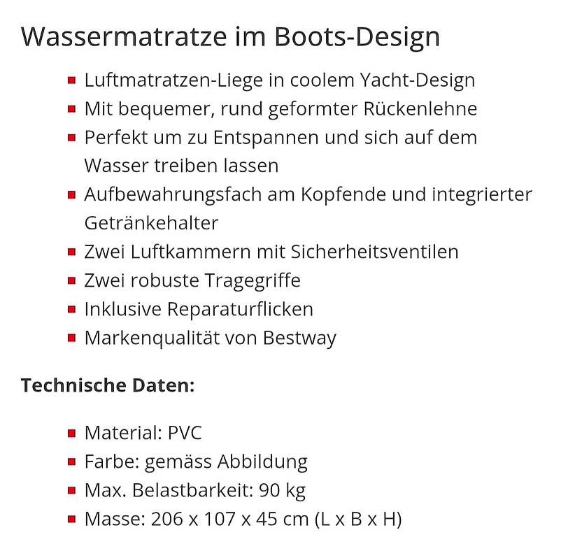 Matelas: Neue Spezial Wassermatratze – D'occasion à St. Gallen par reb_955g 1
