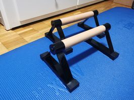 Fitness: Push-Up Barren aus Holz, neuwertig! Top Zustand!