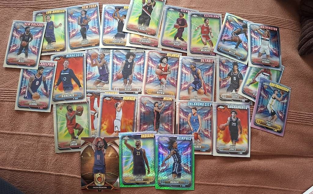 Sammelbilder & Trading cards: Toops Chrome Nba Karten Set 2024/2025  – Gebraucht aus Pfäffikon SZ von yello13 2
