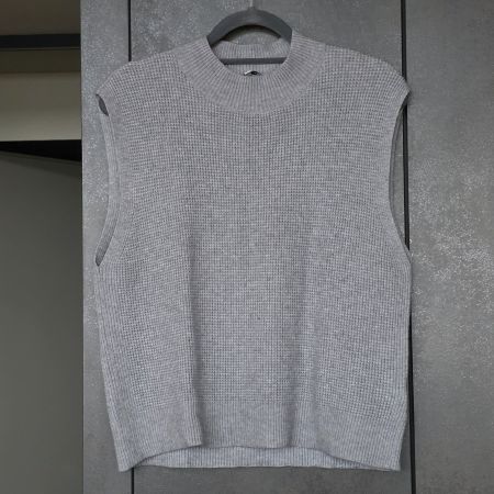 🐸 TOM TAILOR PULLUNDER M KURZARM PULLOVER VISKOSE GRAU